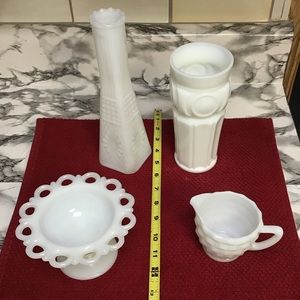 Milk Glass lot